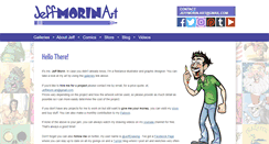 Desktop Screenshot of jeffmorinart.com