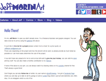 Tablet Screenshot of jeffmorinart.com